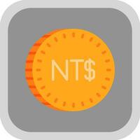 New Taiwan dollar Vector Icon Design