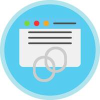 Backlinks Vector Icon Design