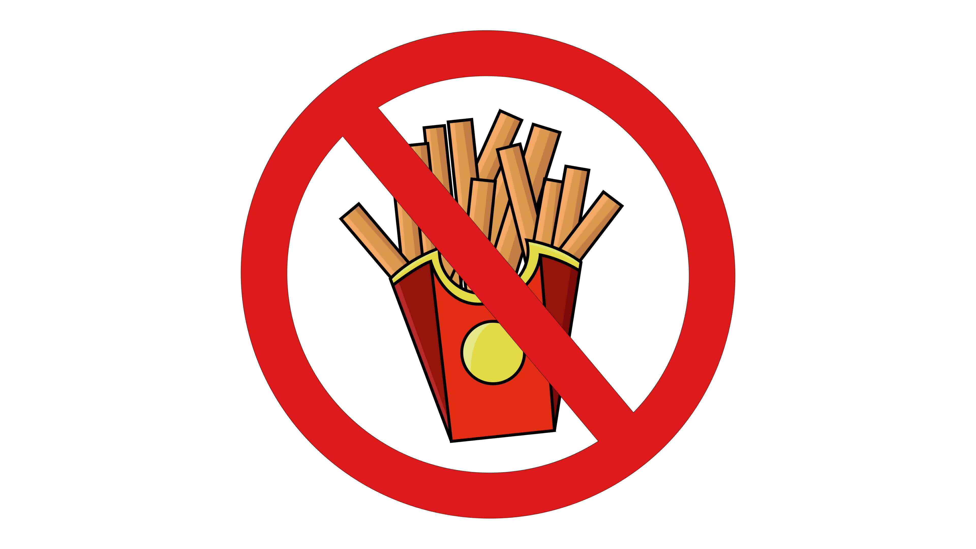 Logo Animation Is Prohibited From Eating French Fries 29474648 Stock logo-animation-is-prohibited-from-eating-french-fries-29474648-stock