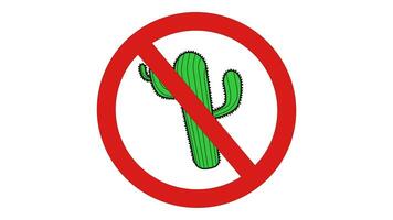 logo animation is prohibited from planting cacti video