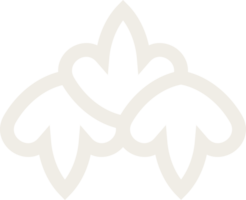 floral frontera elemento png