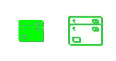 Unique Multiple Cards Vector Icon