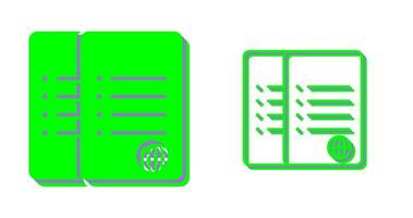 Unique Network Files Vector Icon