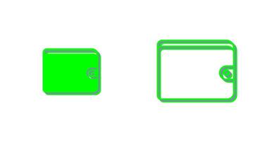 Unique Wallet Vector Icon