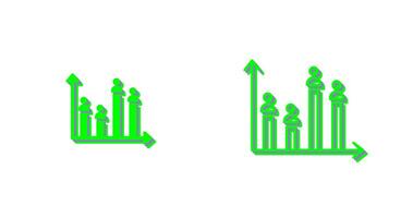 Candidate Graph Vector Icon