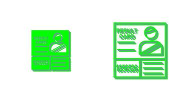 Candidate Results Vector Icon