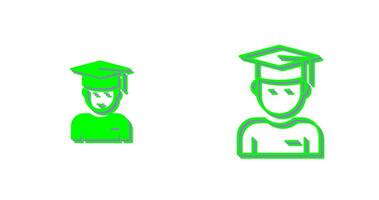 Graduate Student Vector Icon