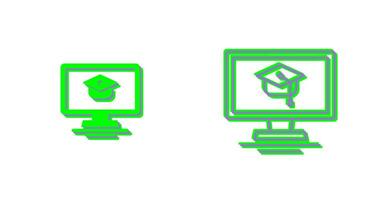 Online Course Vector Icon