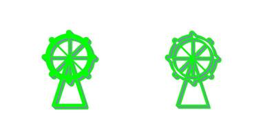 Ferris Wheel Vector Icon