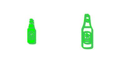 Beer Bottle Vector Icon