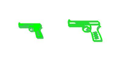 icono de vector de pistola única