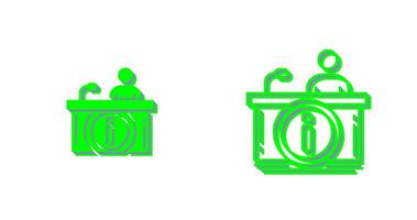 Information Desk Vector Icon