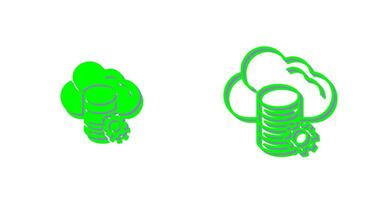 Cloud Data Vector Icon