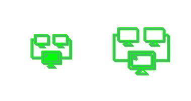 Connected Systems Vector Icon