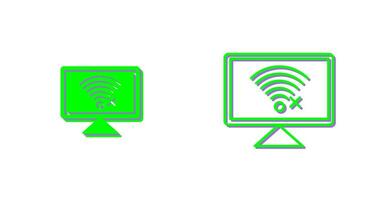 Disconnected Network Vector Icon