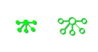 Nodes Vector Icon