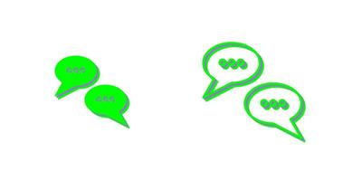 Conversation Bubbles Vector Icon