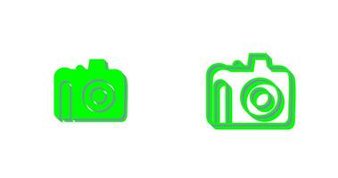 Unique DSLR Camera Vector Icon