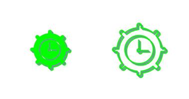 Time Settings Vector Icon