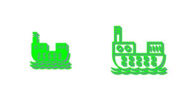 Cargo Ship Vector Icon