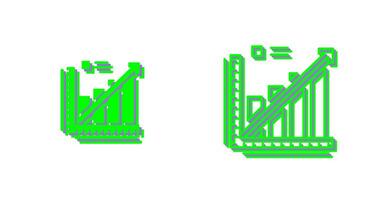 Line Graph Vector Icon