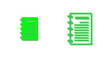 Notepad Vector Icon