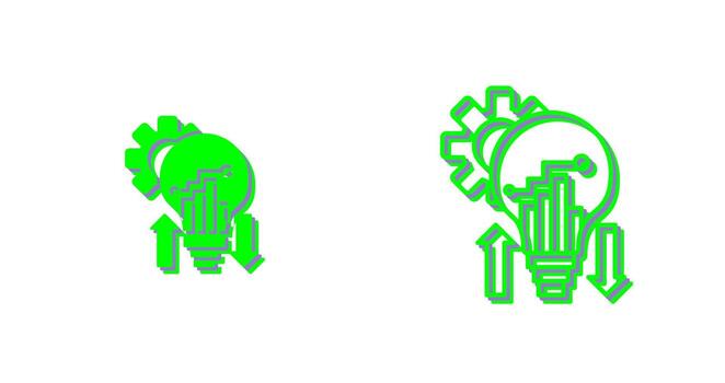 icono de vector de análisis
