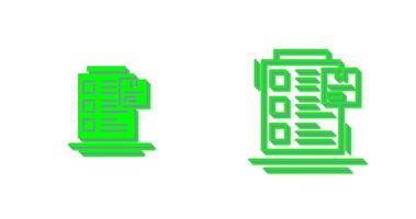Order List Vector Icon