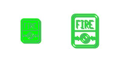 Fire Button Vector Icon