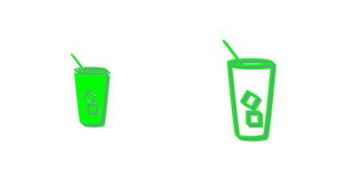 Iced Coffee Vector Icon