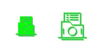 List Folder Vector Icon