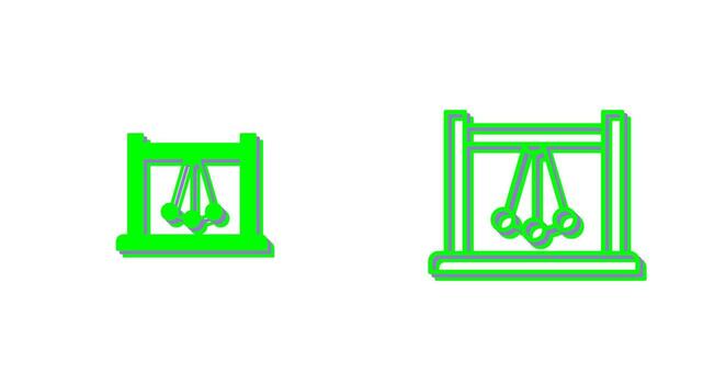 icono de vector de péndulo