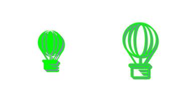 Hot Air Balloon Vector Icon