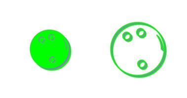 Bowling Ball Vector Icon