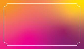 Bright colorful abstract blurry background with white frame photo