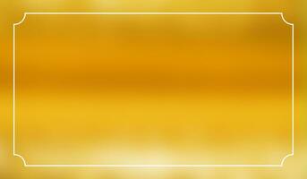 Gold background gradient foil yellow texture frame. Smooth gold gradient blur metallic photo