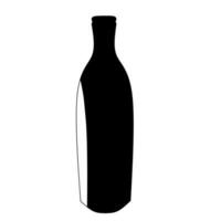 Illustration of bottles with color background vector