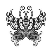 Javanese butterfly icon vector image illustration