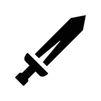 Simple sword icon. Vector illustration design.