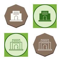 Museum Building Vector Icon