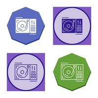 Turntable Vector Icon