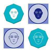 Human Face Vector Icon