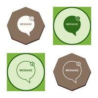 Message Bubbles Vector Icon