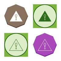 Unique Alert Vector Icon