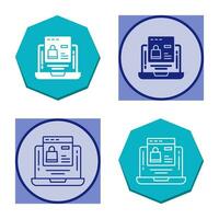 Online Shopping Vector Icon