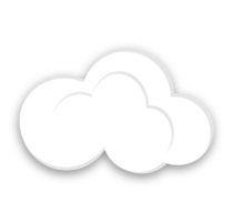 Illustration of white clouds png