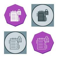 Shopping List Vector Icon