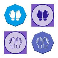 Gardening Gloves Vector Icon