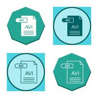 AVI Vector Icon