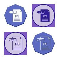 PS Vector Icon